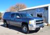 2008 Blue /Tan Chevrolet Silverado 2500HD LT (1GCHK23628F) with an 6.6L engine, 5 Speed Automatic transmission, located at 450 N Russell, Missoula, MT, 59801, (406) 543-6600, 46.874496, -114.017433 - 6.6 Duramax Diesel. Automatic Transmission. 4WD. Matching leer Topper. New Tires. AM FM CD. Power drivers Seat. Air Cruise Tilt. - Photo#1